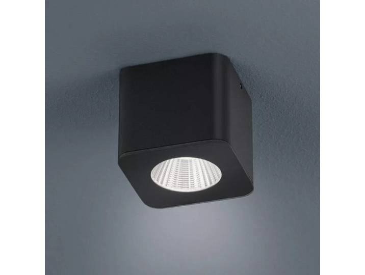 Helestra Deckenleuchte Oso quadratisch - Schwarz matt Clean, Min
