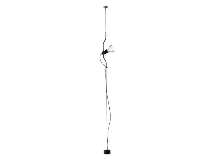 FLOS lampe à suspension PARENTESI (Noir - acier / Élastomère)