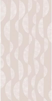 Roommates Nikki Chu Pink & White Seychelles Wave Peel and Stick Wallpaper