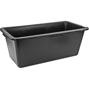 DEMA Mörtelkübel 15105, 60 Liter, eckig aus Kunststoff, mit 4 Griffen