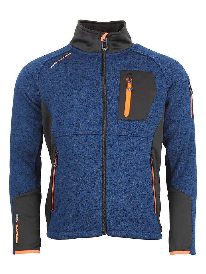 Peak Mountain Fleecejacke "Club" in Blau - 3XL