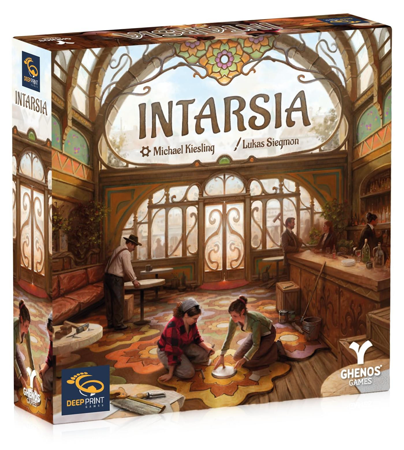 Intarsia Bordspel Italiaanse editie van Ghenos Games