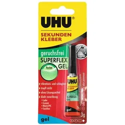 UHU SUPERFLEX GEL Sekundenkleber 3,0 g