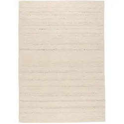 Theko, Teppich, Natur Teppich Berber Aruna Wollweiss Meliert (120 x 180 cm)