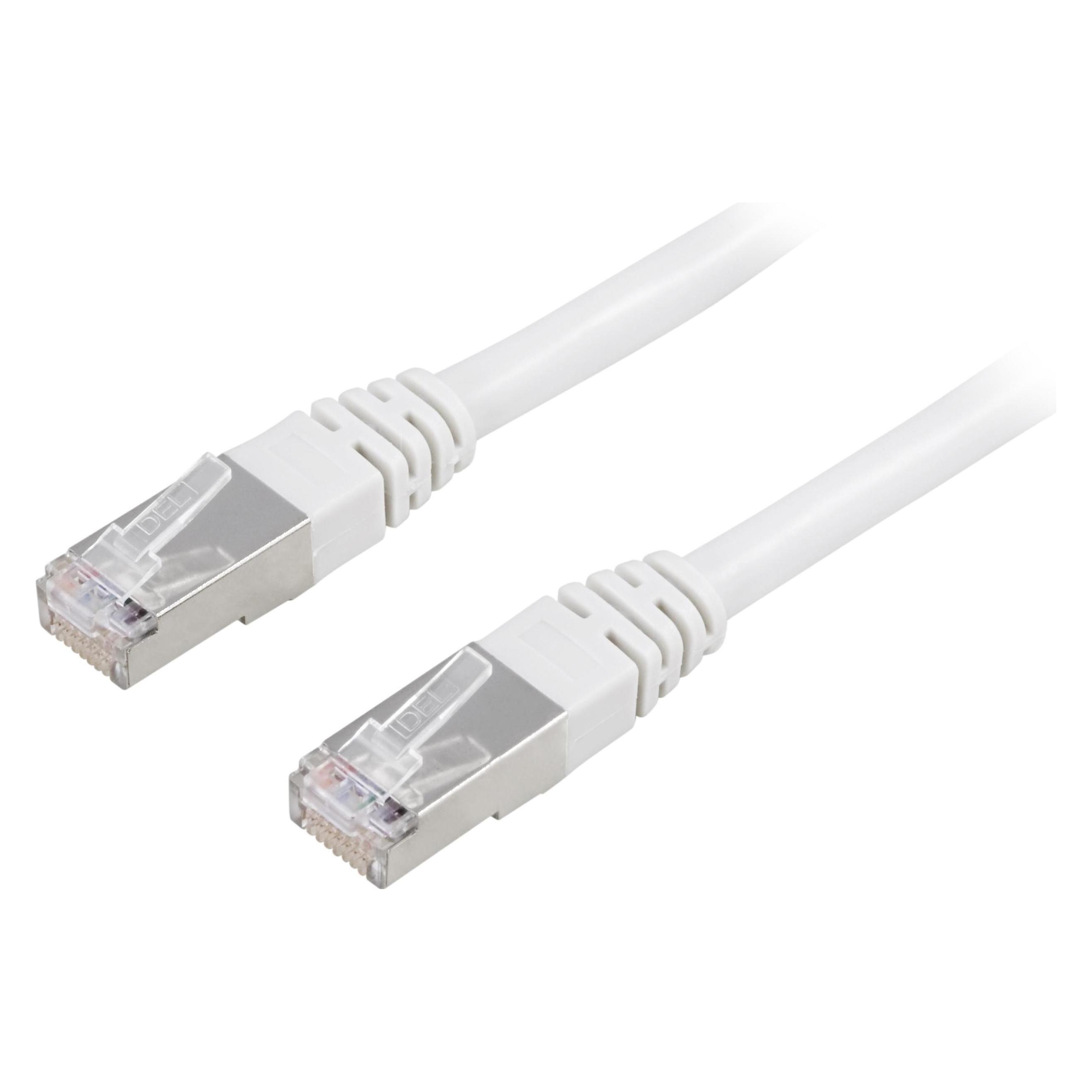 Deltaco STP-615V Netzwerkkabel Weiss 15 m Cat6 F/UTP (FTP) (F/UTP, CAT6, 15 m) (STP-615V)