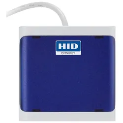 HID Omnikey 5022 (USB 2.0), Speicherkartenlesegerät, Blau, Grau