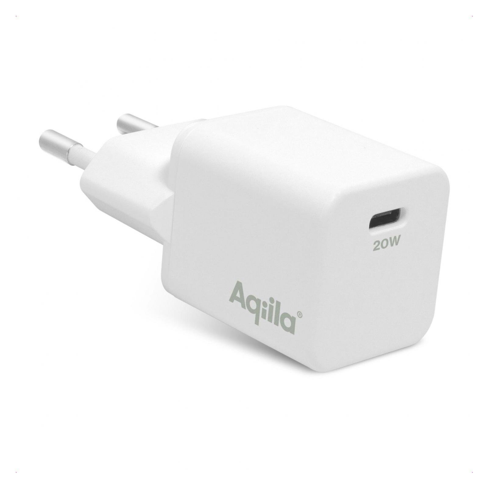 Aqiila Chargebird W1 - Wall charger, 20W PD - White (20 W, 1 Port) (AQWCW1PBI20W898)
