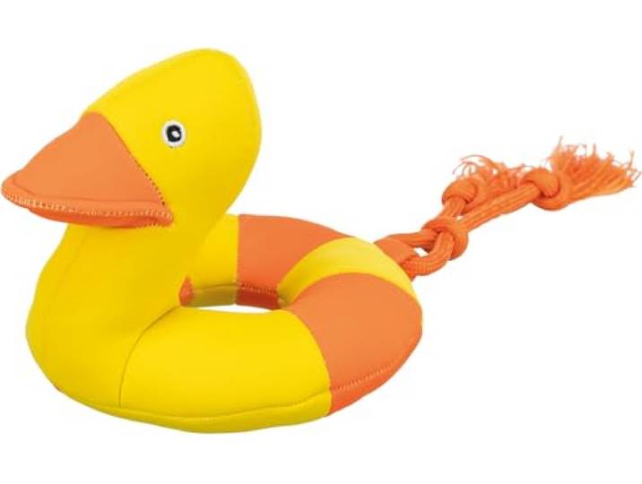 Trixie - Trixie hondenspeelgoed aqua toy duck on rope