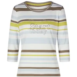 Rundhals-Shirt 3/4-Arm BASLER mehrfarbig, 44