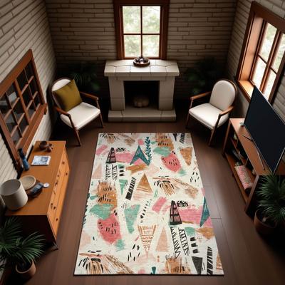 Addison Rugs Premium Washable Super Soft Abstract Fragments Mayfield Rug