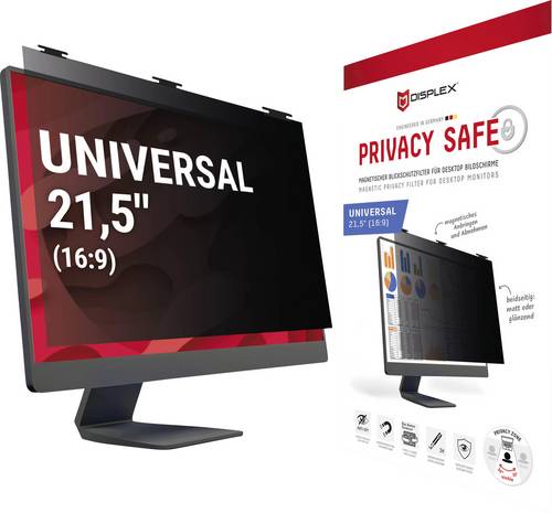 DISPLEX Displayschutzglas mit Blickschutz Universell Universell 1 St. 02084