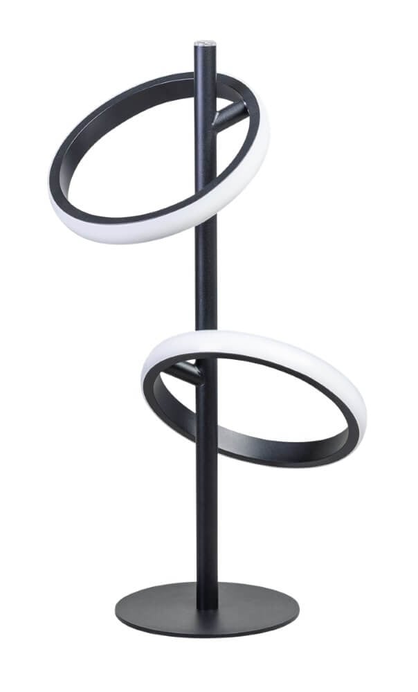 ETH Design tafellamp Jaimy 2-lichts zwart en wit