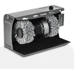 H.Koenig U600 Schuhputzmaschine / 3 rotierende Bürsten / Schuhcreme-Spender / 120 W / anthrazit