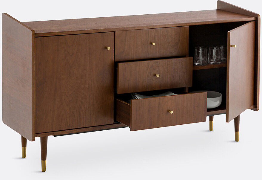 LA REDOUTE INTERIEURS Buffet vintage en plaqué noyer, Ronda