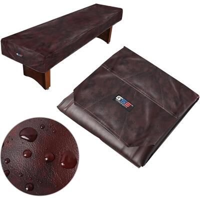 GSE Games & Sports Expert GSE™ 9-ft Heavy-Duty PU Leatherette Shuffleboard Table Cover for 9-foot Shuffleboard Table