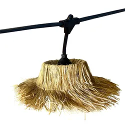Lumisky TAHITI Lichterkette zum Verbinden 175xE27 107M Stroh Beige