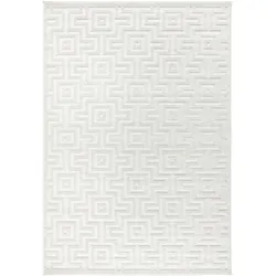 Webteppich Solar in Beige ca. 80x150cm