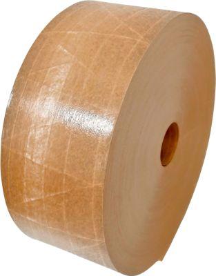 ActivaTec Nassklebeband, gitterverstärkt, 70 mm x 150 m, 125 g/m², bis 100 kg, −30 bis +60 °C, NK4000, 12 Rollen