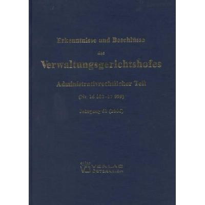 Erkenntnisse und Beschlüsse des Verwaltungsgsgerichtshofes, Gebundene Ausgabe von , Verlag Österreich, 978-3-7046-5286-7