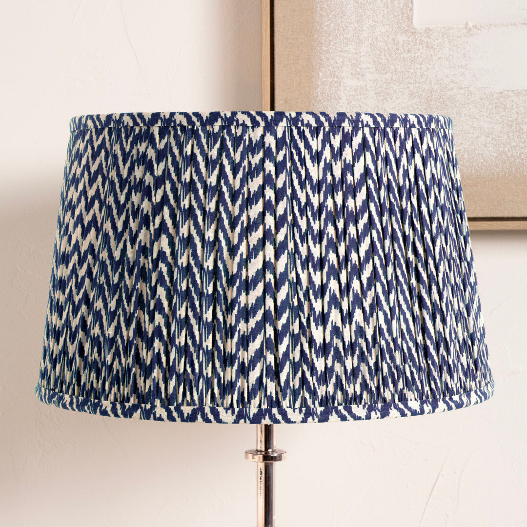 Bloomsbury Market Mio Empire Cotton Lamp Shade ( Uno ) Taupe 24.5cm H x 40cm W x 40cm D