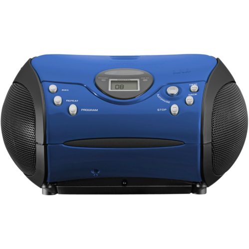 Lenco SCD-24 blau/schwarz
