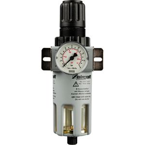 Aircraft Druckminderer 2316200, für Druckluft, 1/2 Zoll, mit Partikelfilter und Wasserabscheider