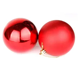 Mojawo 12er Christbaumkugeln Weihnachtskugeln Baumschmuck matt/glänzend Ø6cm