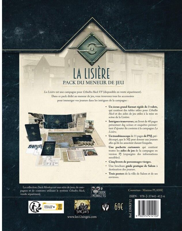 Respell Cthulhu Hack VF - La Lisière : Pack du meneur