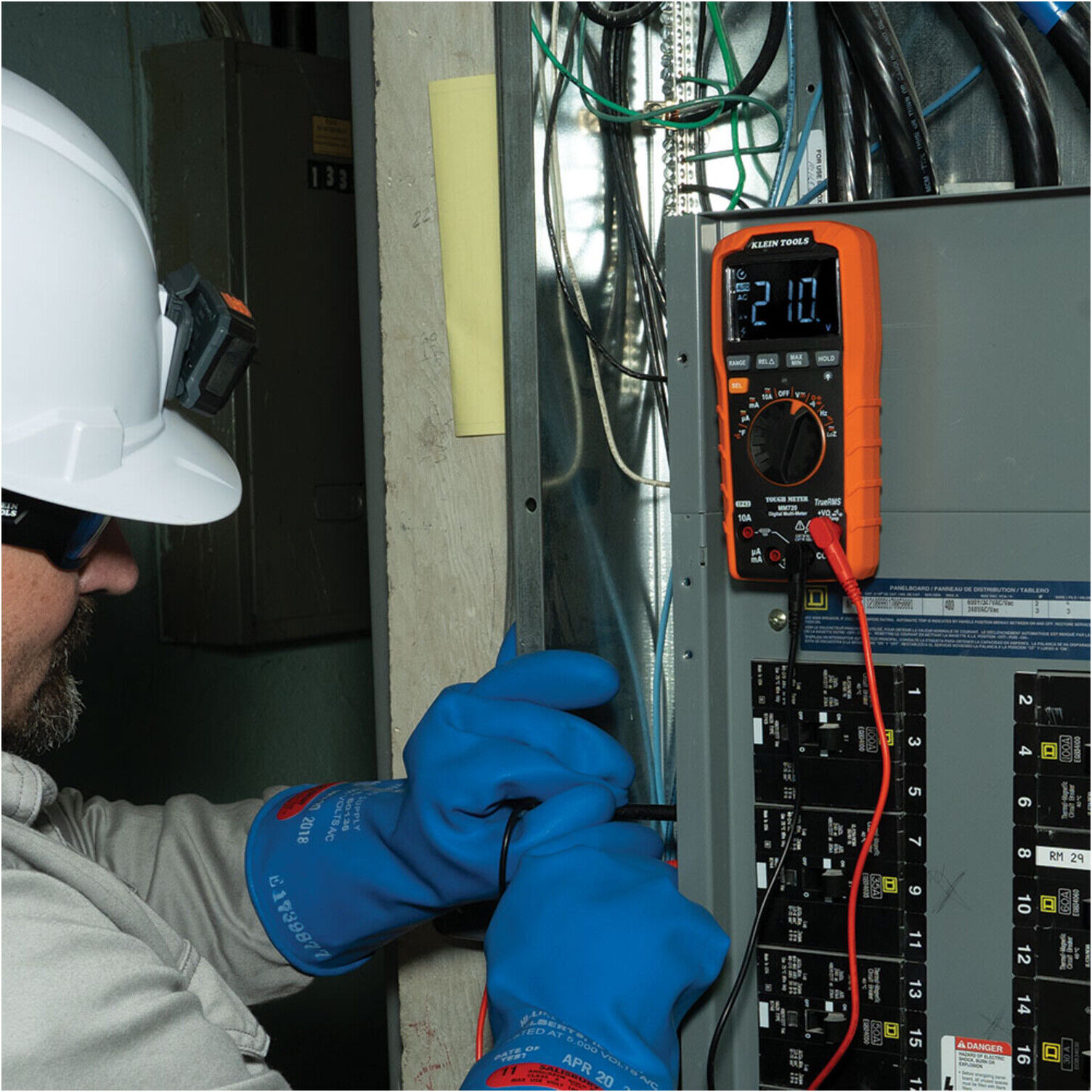 Klein Tools Multimeter digital TRMS Auto Range 1000 V LoZ CAT IV (MM720EU)