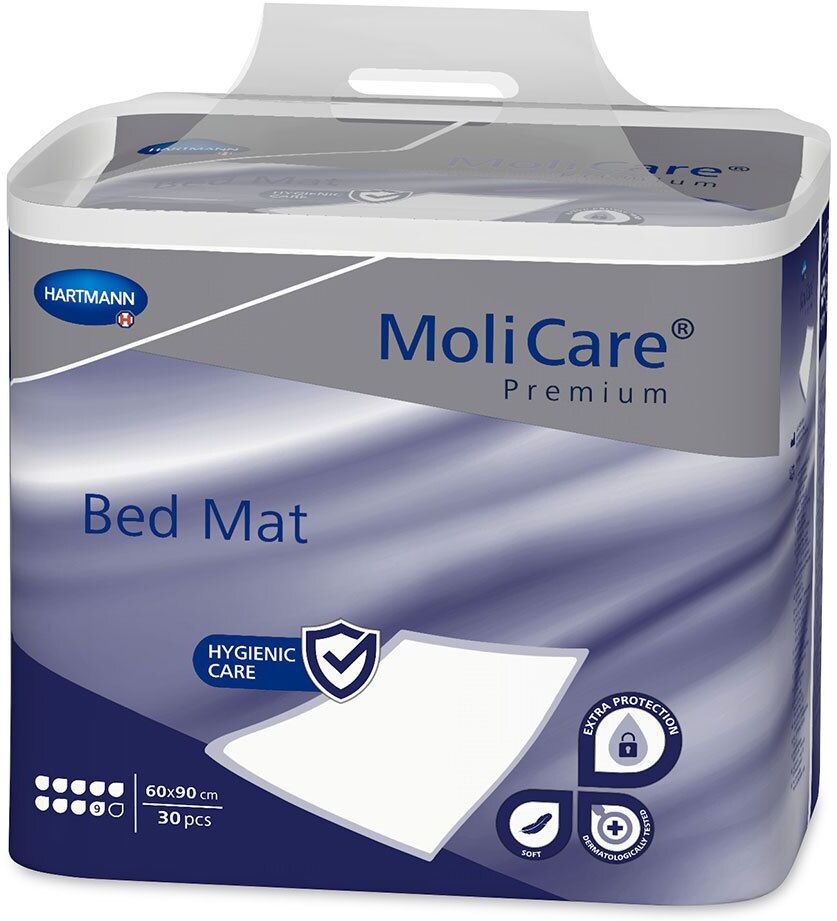Molicare Premium Bed Mat 9 Tropfen 60x90 cm 30 St Unterlagen