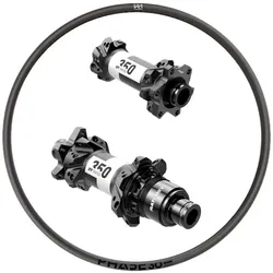 R2BIKE Laufradsatz 29" XC | DT Swiss 350 MTB Straightpull Center Lock