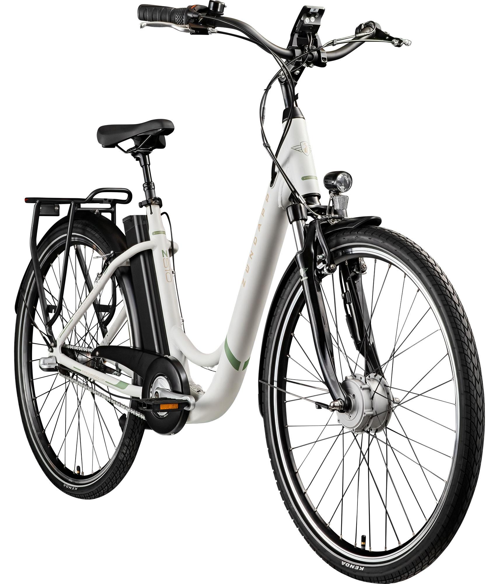 Zündapp Z510 E Bike 28 Zoll Damenfahrrad ab 155 cm mit 3 Gang Nabenschaltung und Rücktrittbremse antique white