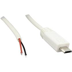 Konfektionierter Micro USB-B Stecker mit offenem Kabelende Stecker, gerade Micro USB-B Stecker 10080105 BKL Electronic Inhalt: 1 St.