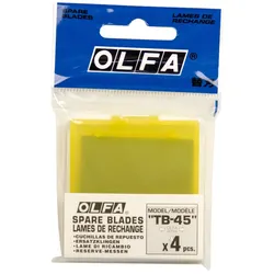 Olfa 4 Stk Ersatzklingen Klinge TB45  für Schaber  T-45