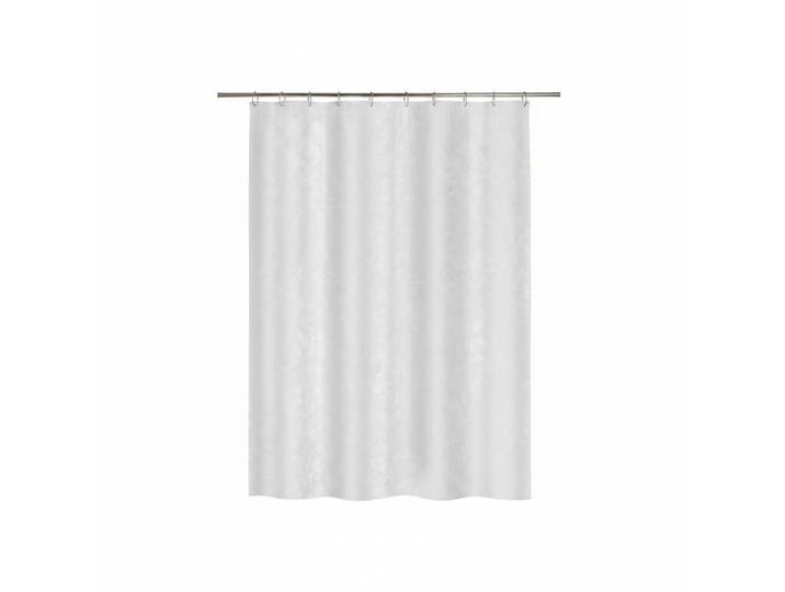 Spirella Duschvorhang Porto, Weiß, Graphik, 180x200 cm, antibakteriell, wasserundurchlässig, wasserabweisend, Heimtextilien, Badtextilien, Duschvorhänge