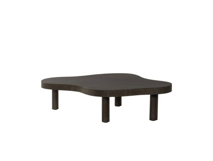 Table basse 135 cm marron foncé