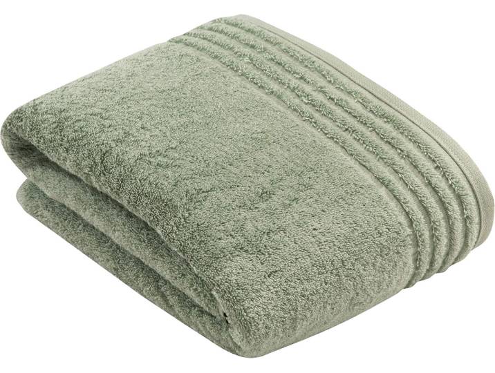Badetuch VOSSEN Vienna Style Supersoft , grün (soft grün), B:100cm L:150cm, Walkfrottee, Baumwolle, Handtücher, Badetuch, Supersoft Baumwolle