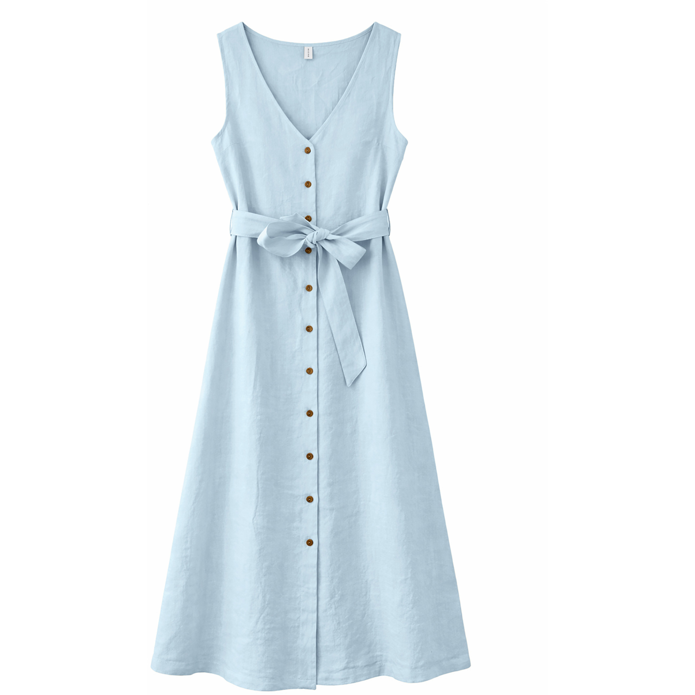 Mazine Sleeveless Linen Maxi Kleid Damen Kleider weiss Größe XS Lifestyle Hautfreundlich