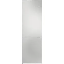 BOSCH KGN 362 LBF Serie 4 Kühlgefrierkombination (B, 321 l, 1860 mm hoch, Metall-Optik)
