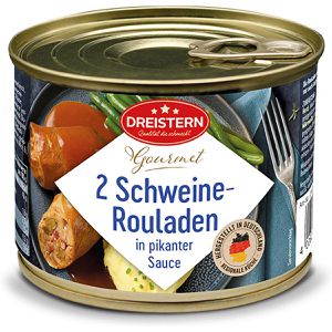 Dreistern Fertiggericht 2 Schweinerouladen, 400g