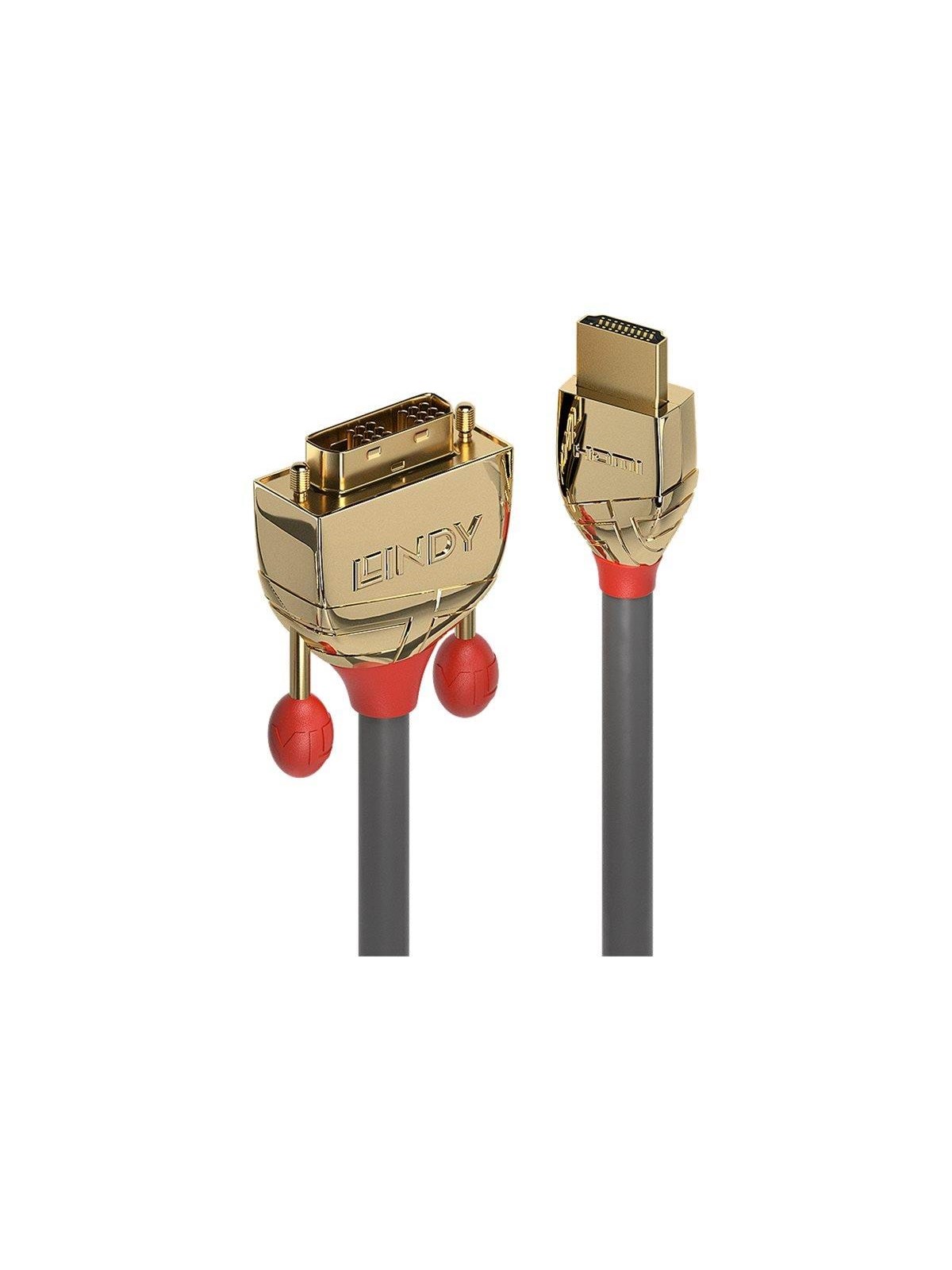 Lindy Gold Line adapter cable - HDMI / DVI - 50 cm