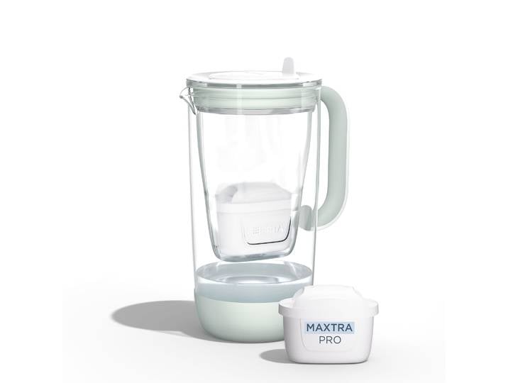 Carafe Filtrante Brita Glass 2\,5 L À Base De Menthe