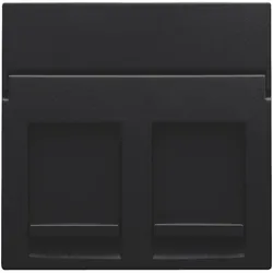 Niko Züblin 161-65200 Abdeckung für Datenanschluss, black coated 16165200