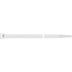 SAPISELCO 100x Kabelbinder Länge 360 mm Breite 7,5 mm natur - SEL.2.434