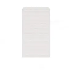 Papier Flachbeutel weiß 8 x 11 cm