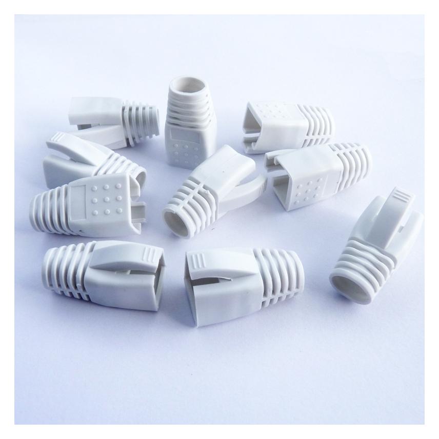 Datacom cover for RJ45 (CAT6A, CAT7) white (10pcs) (4391)
