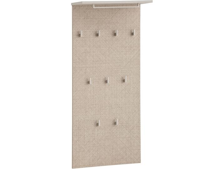 Garderobenpaneel SCHILDMEYER Edno, Hakenpaneel, Made in Germany, B 50 cm , beige (cremebeige, canasta), B:50cm H:110,6cm T:20,9cm, Holzwerkstoff, Garderobenpaneele, Garderobenpaneel, Solide Verarbeitung - Dieses Produkt ist in Deutschland gefertigt
