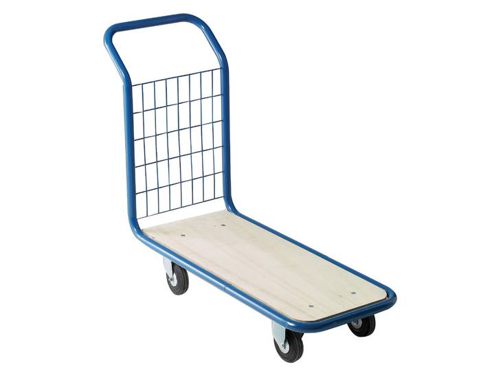 Chariot passe-partout à dossier grillagé