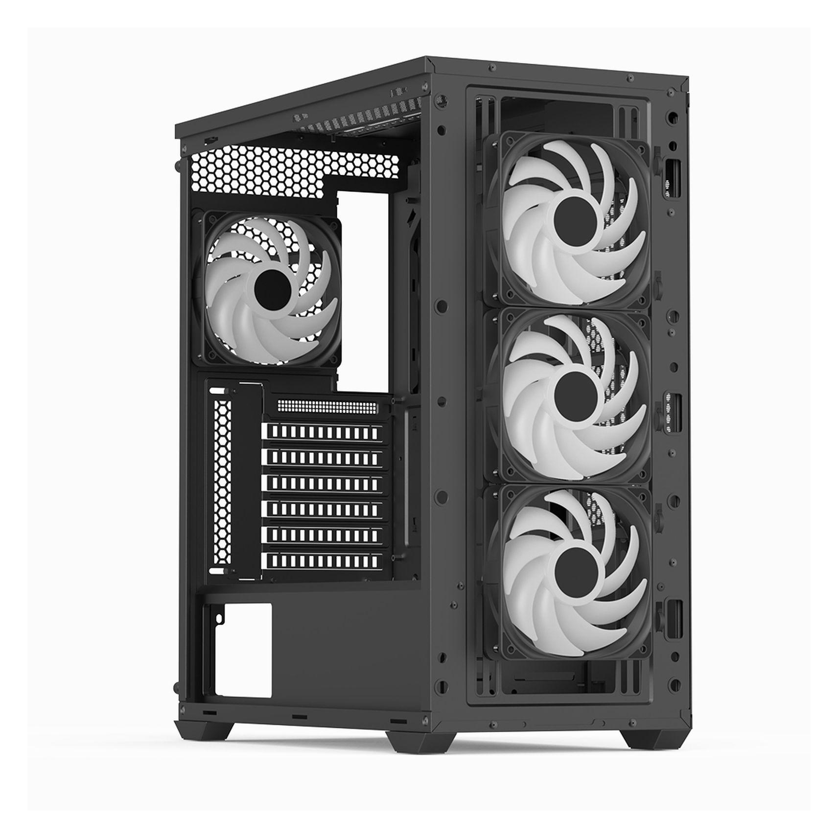 AeroCool D501A-G-BK-v2 (ATX, mATX, Mini-ITX) (ACCM-DS01043.11)