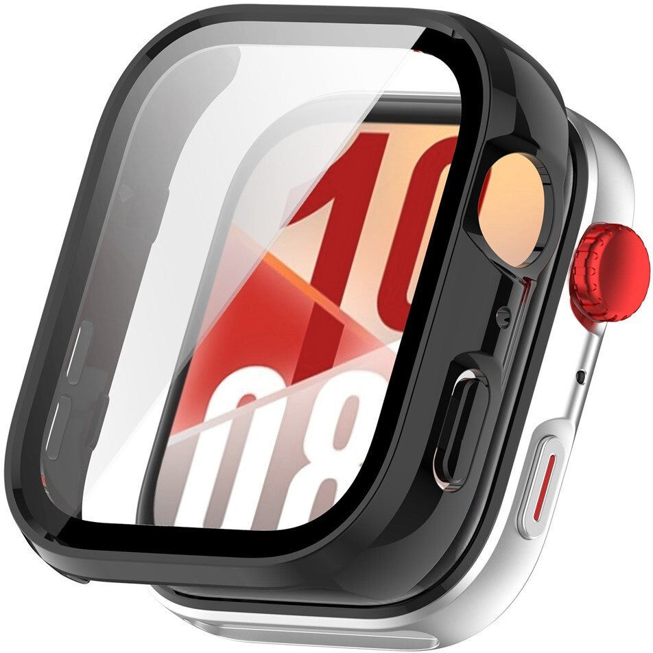 INCOVER Huawei Watch Fit 5 Pro Smartwatch Case m. Indbygget Skærmbeskyttelsesglas - Sort